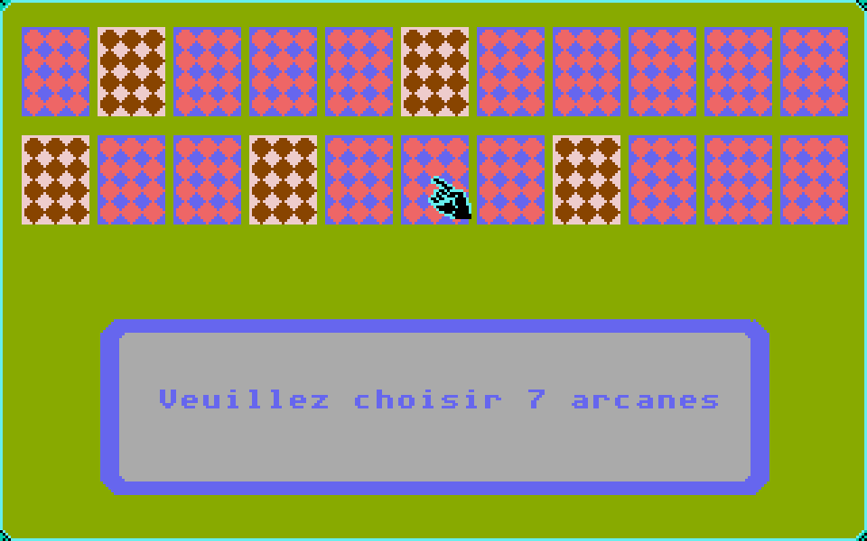 Tarot (Le) atari screenshot